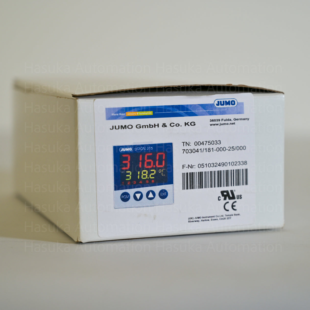 00475033 703041/181-000-25/000 Panel Mount Controller Jumo