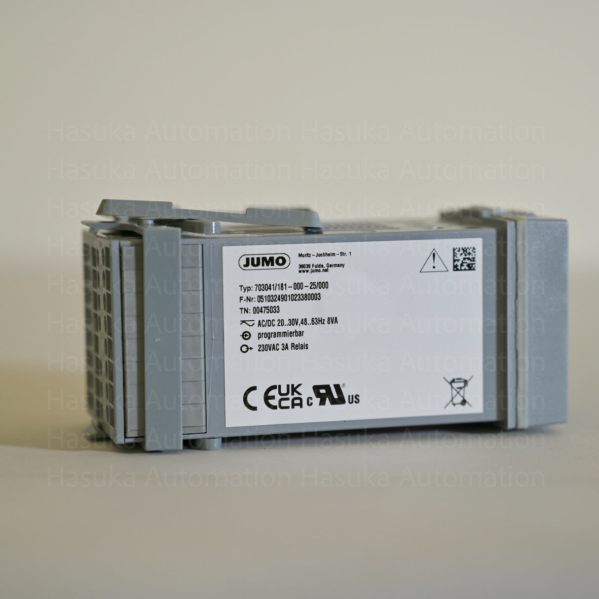 00475033 703041/181-000-25/000 Panel Mount Controller Jumo