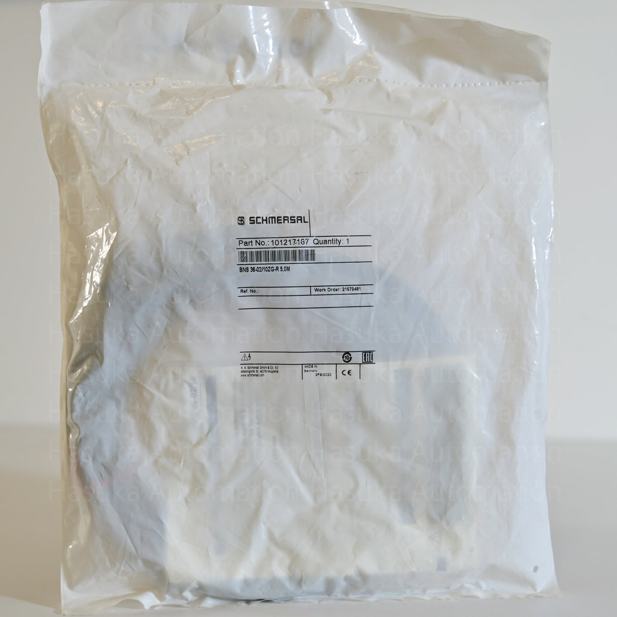 101217187 BNS36-02/10ZG-R-5,0M Coded Magnetic Safety Sensor Schmersal