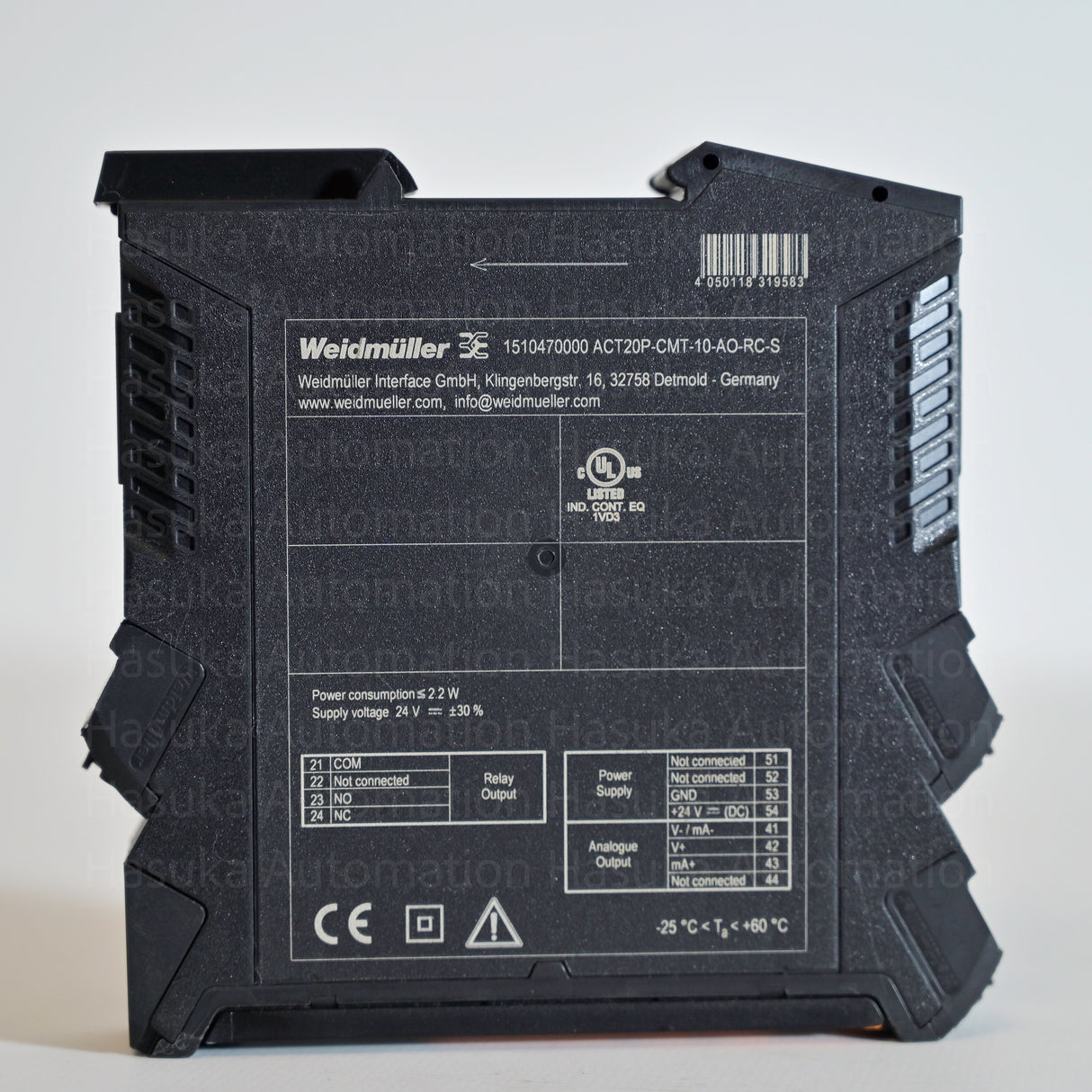 1510470000 ACT20P-CMT-10-AO-RC-S Series Signal Conditioner Weidmüller