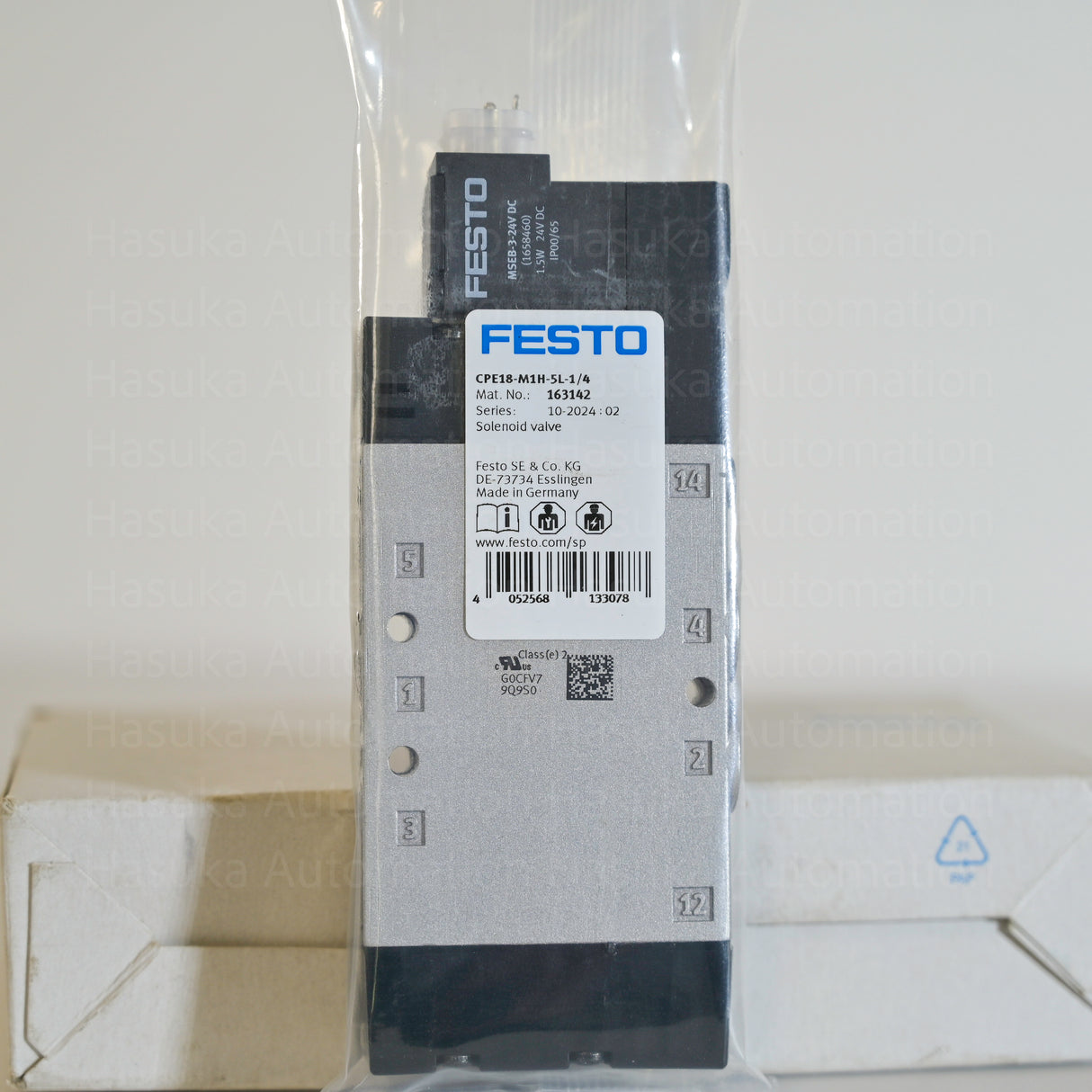 CPE18-M1H-5L-1/4 163142 Solenoid valve Festo