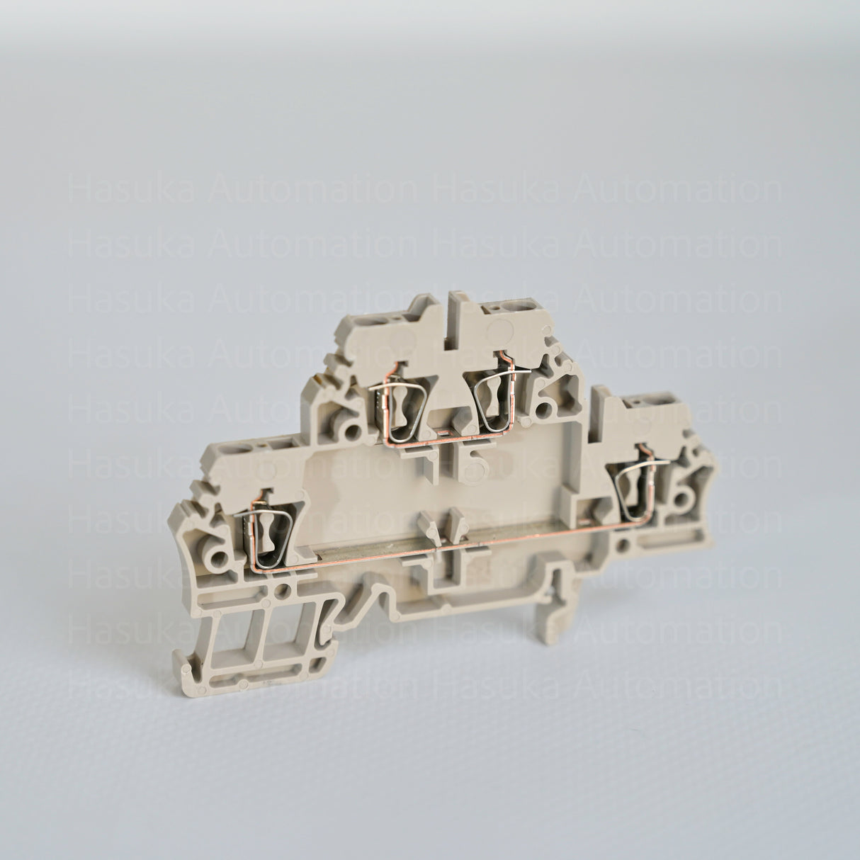 This product, the Weidmuller Series Double-tier Feed-through Terminal with Tension Spring Connection