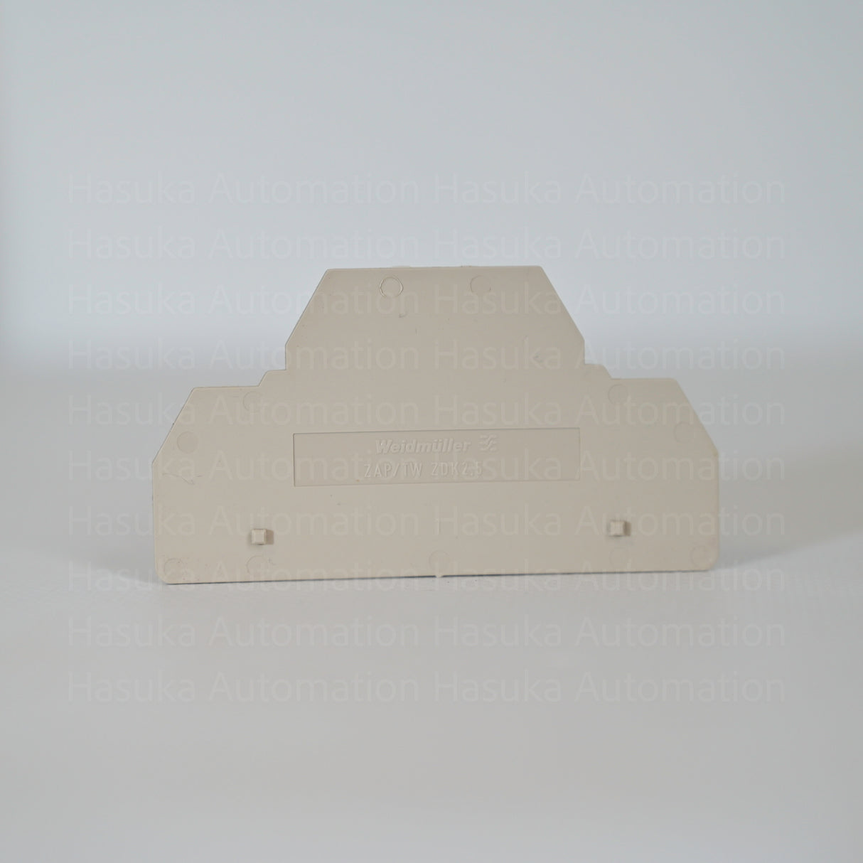 This 1674730000 ZAP/TW ZDK 2.5 end plate is part of the Z-series and features a partition plate