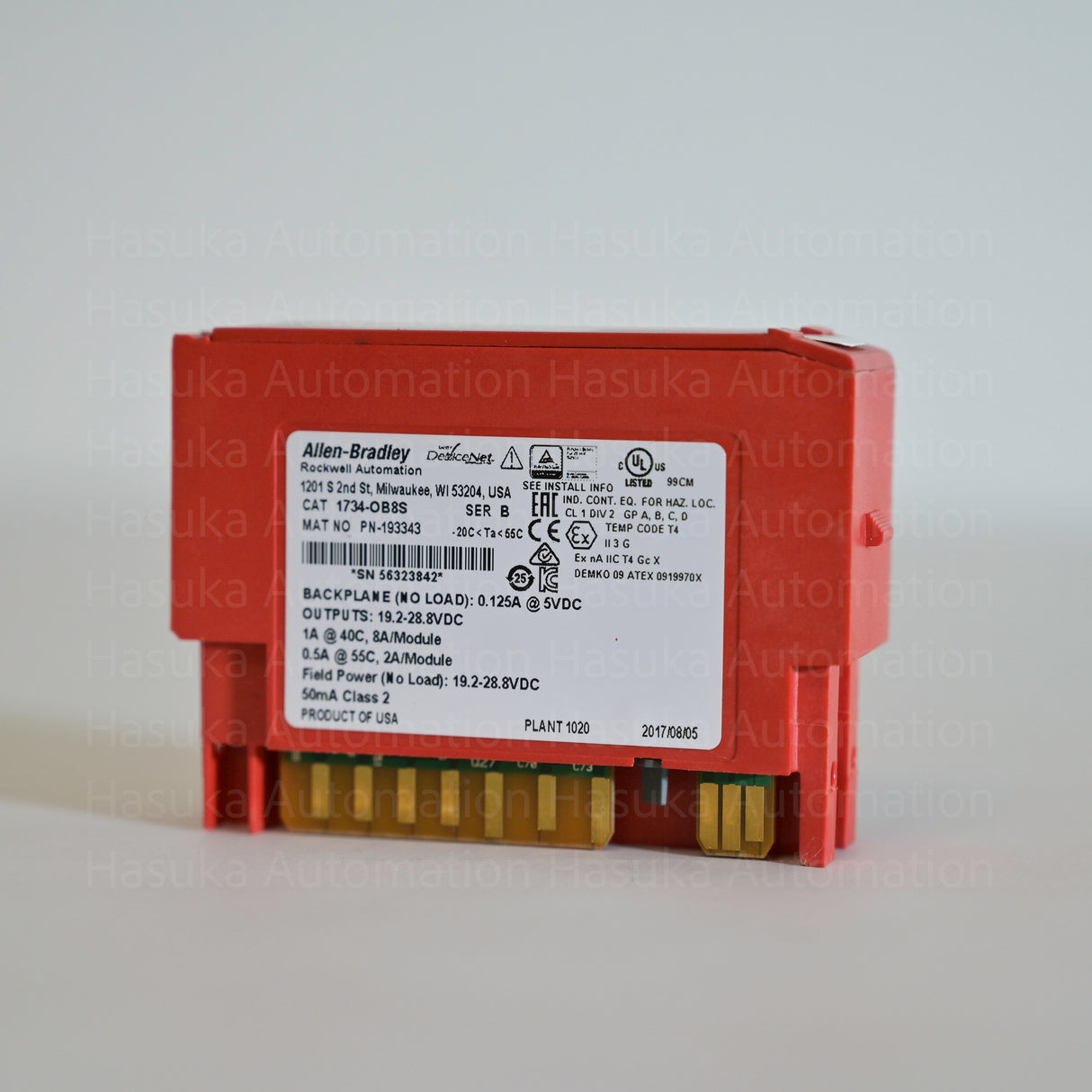 1734-OB8S Safety Output Module Allen-Bradley