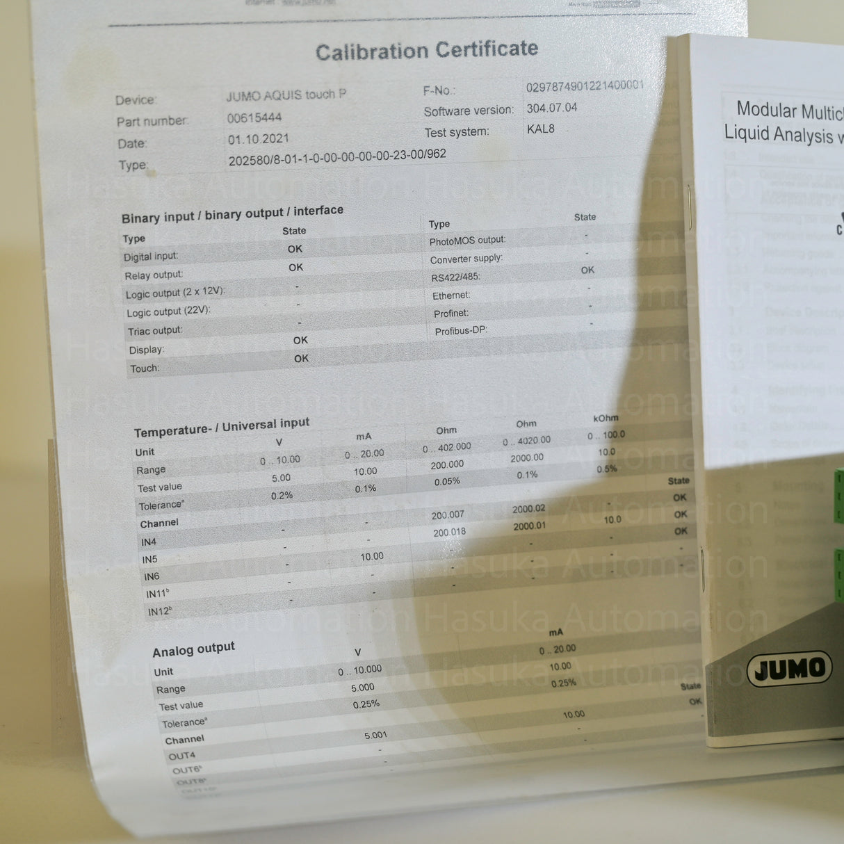202580/8-01-1-0-00-00-00-00-23-00/962 Multifunction Process Controller Jumo
