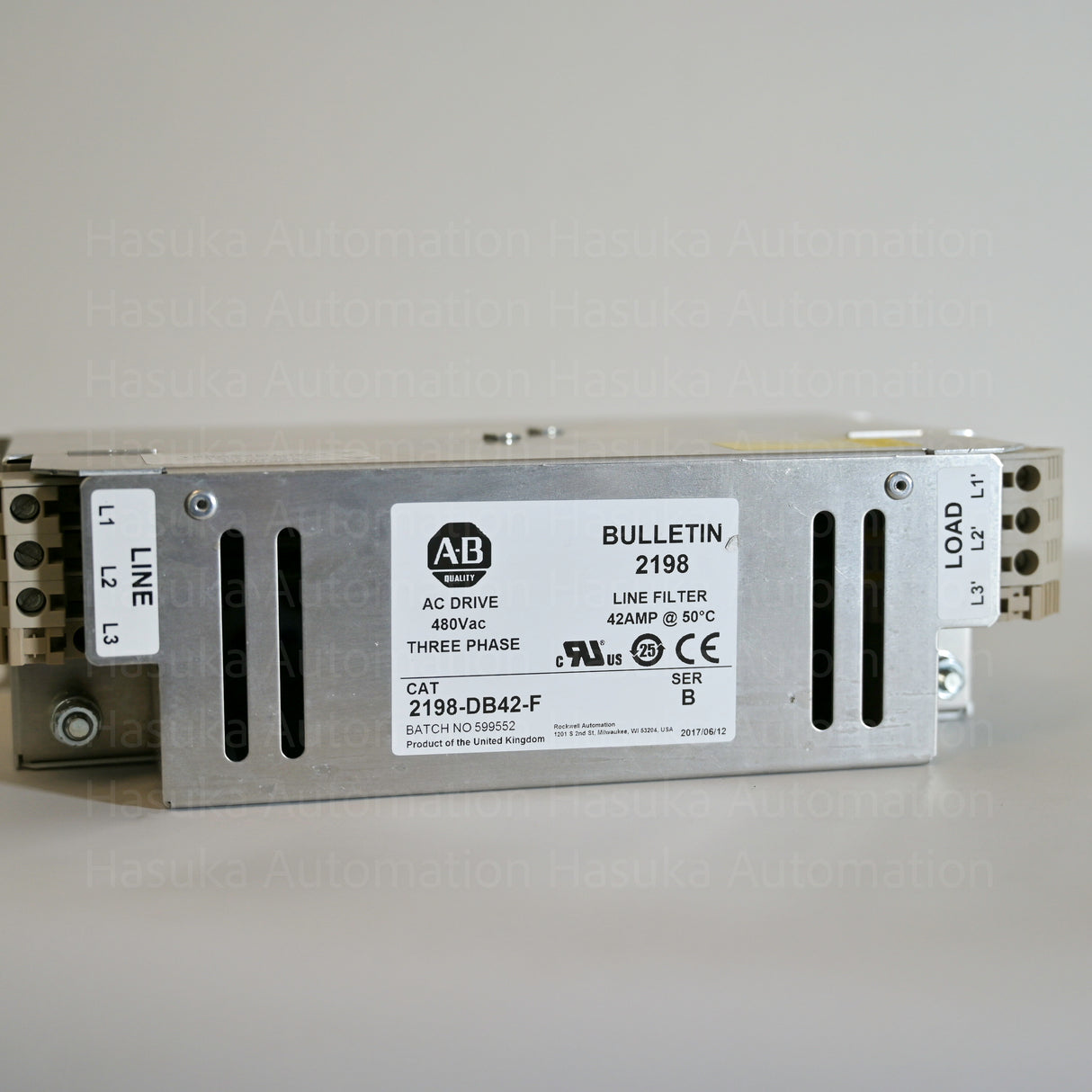2198-DB42-F EMC Line Filter Allen-Bradley