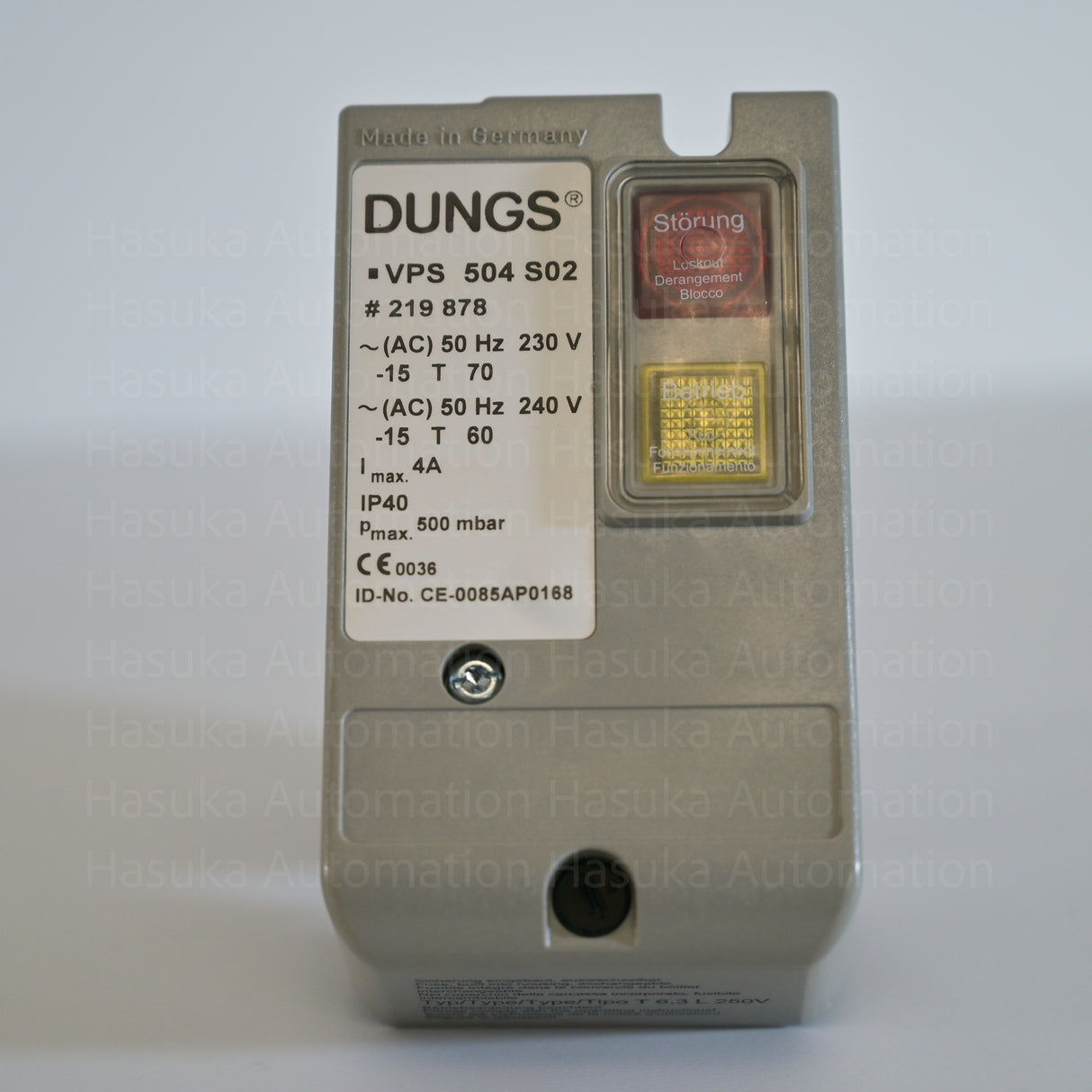 219878 VPS 504 S02 Valve Proving System Dungs