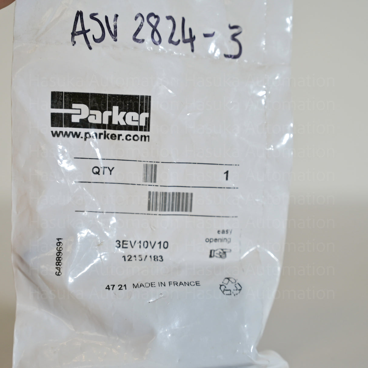 3EV10V10 Solenoid Connector Parker