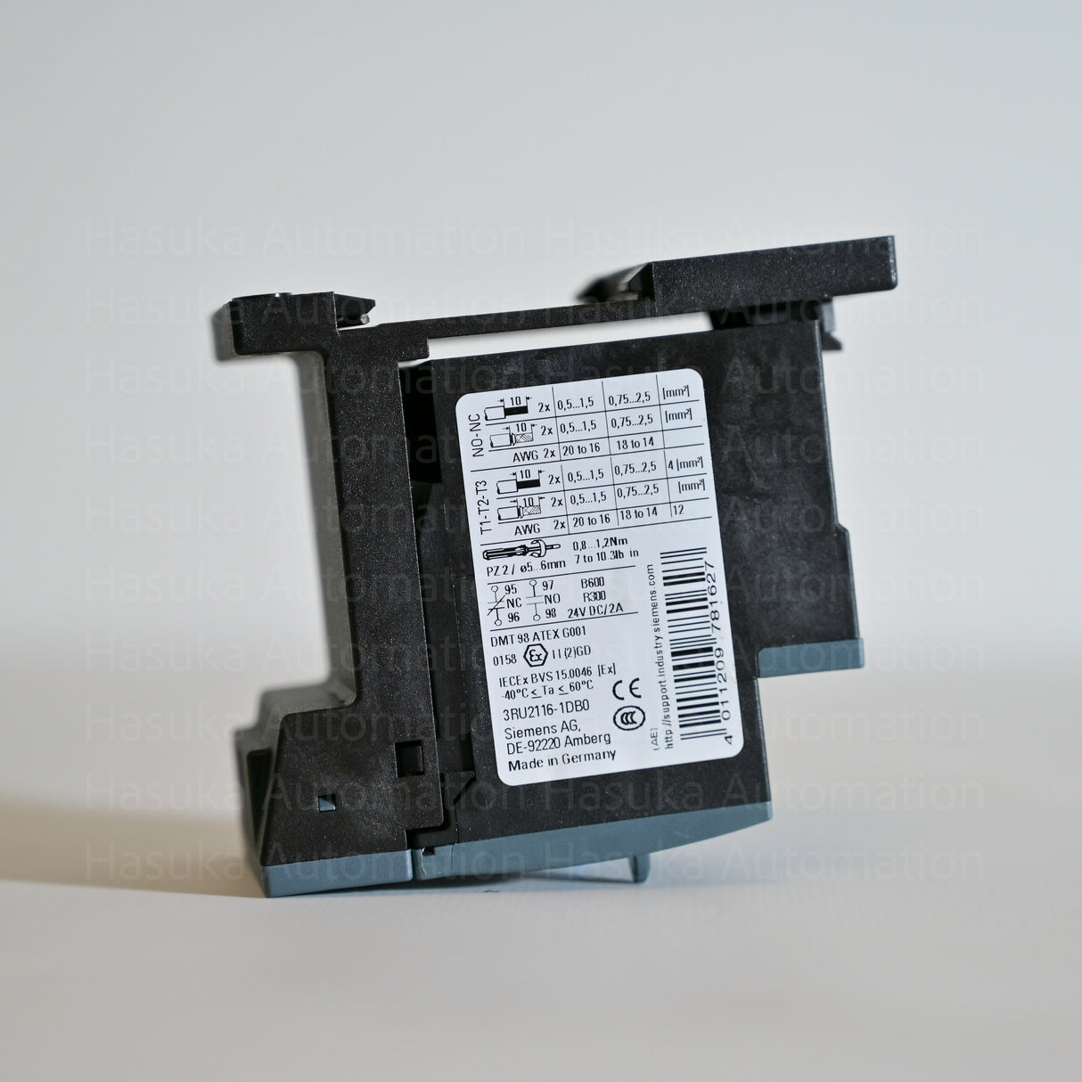 3RU2116-1DB0 Thermal Overload Relay with 3RU2916-3AA01 Siemens