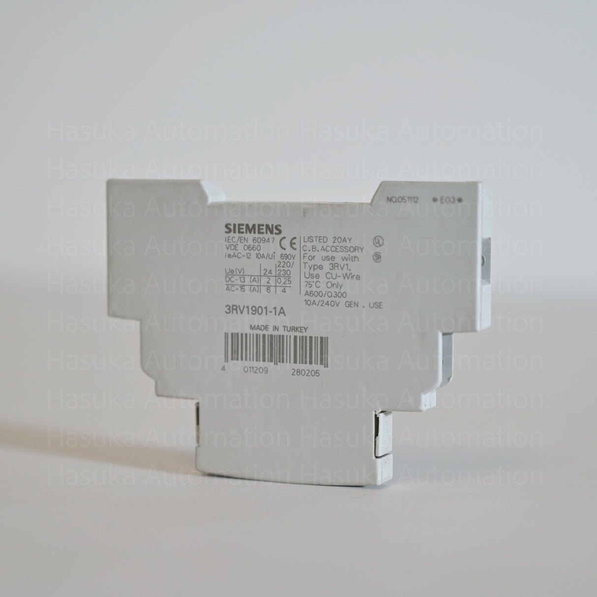 3RV1901-1A Auxiliary Contact Switch Siemens
