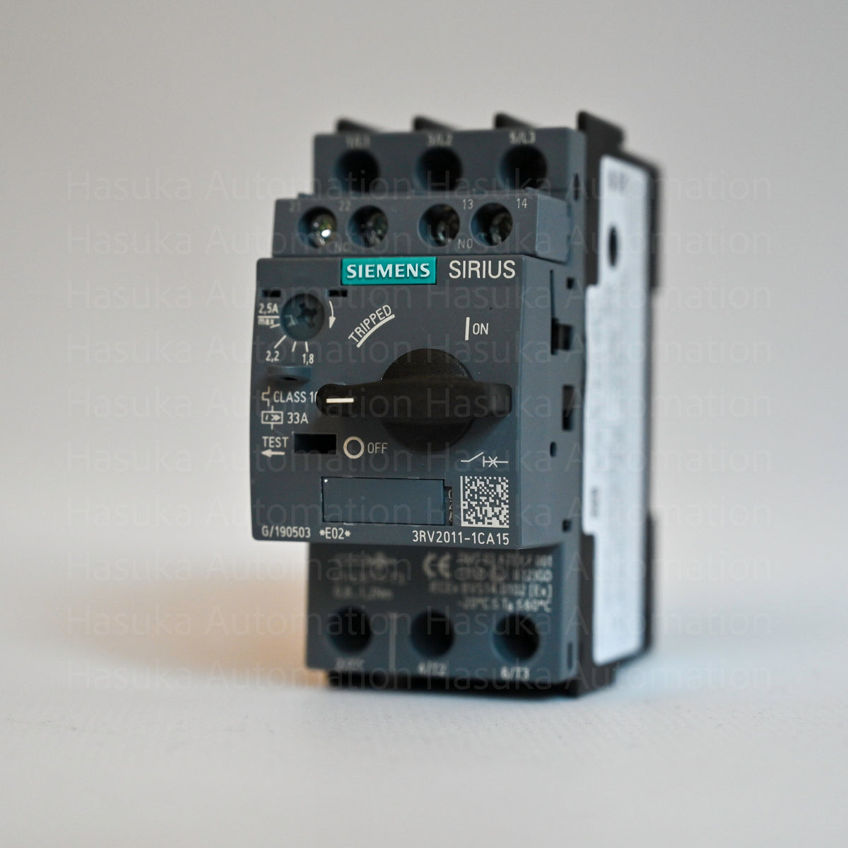 3RV20111CA15 Siemens Circuit Breaker Motor Protection Hasuka Automation