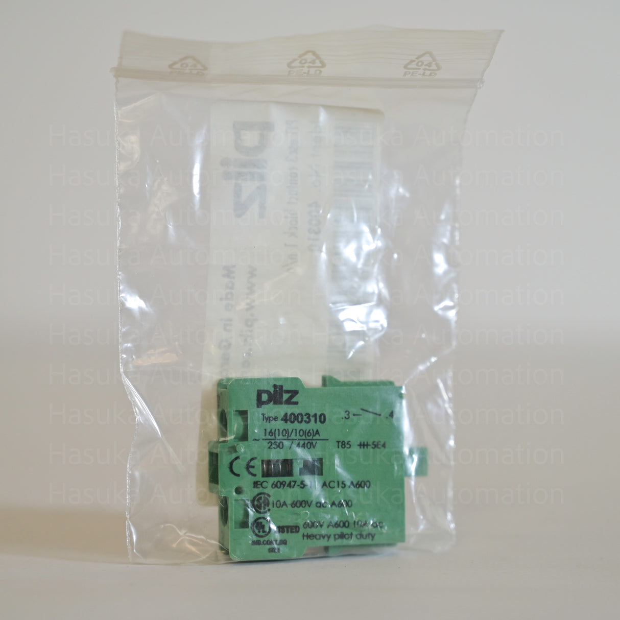 400310 Contact Block 1 N/O Pilz