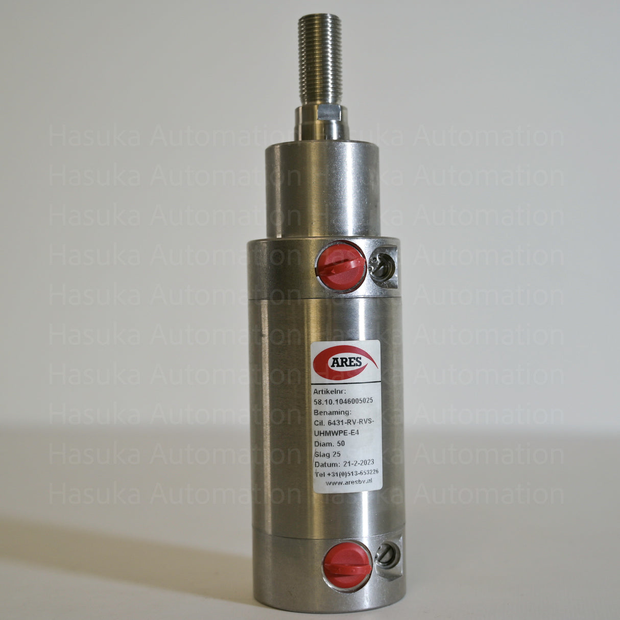 58.10.1046005025 6431-RV-RVS-UHMWPE-E4 Pneumatic Cylinder ARES