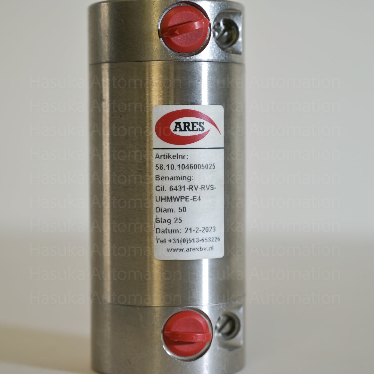 58.10.1046005025 6431-RV-RVS-UHMWPE-E4 Pneumatic Cylinder ARES
