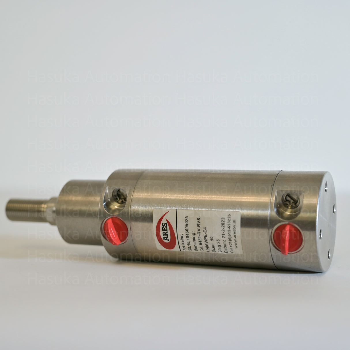 58.10.1046005025 6431-RV-RVS-UHMWPE-E4 Pneumatic Cylinder ARES