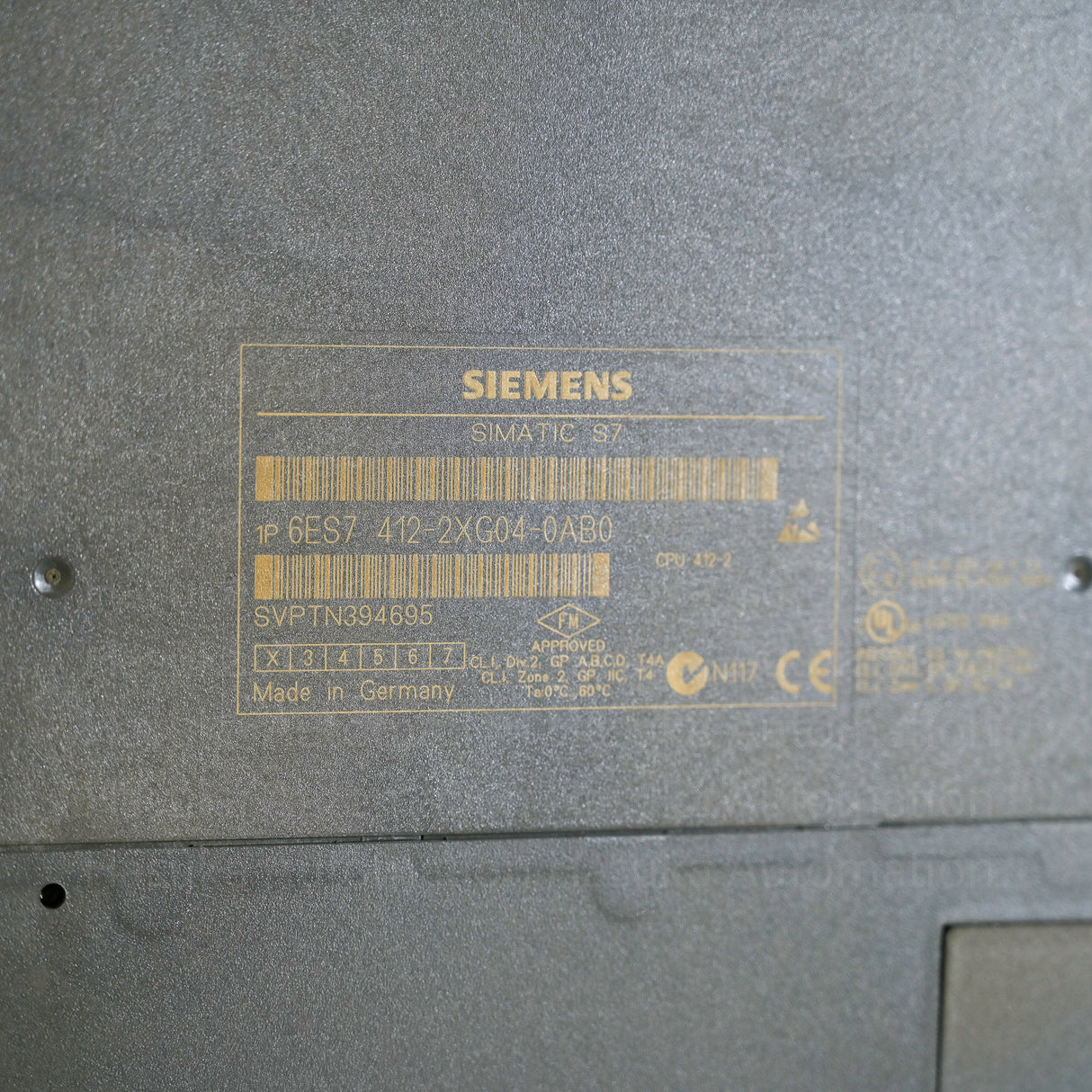 6ES7412-2XG04-0AB0 PLC Module Siemens