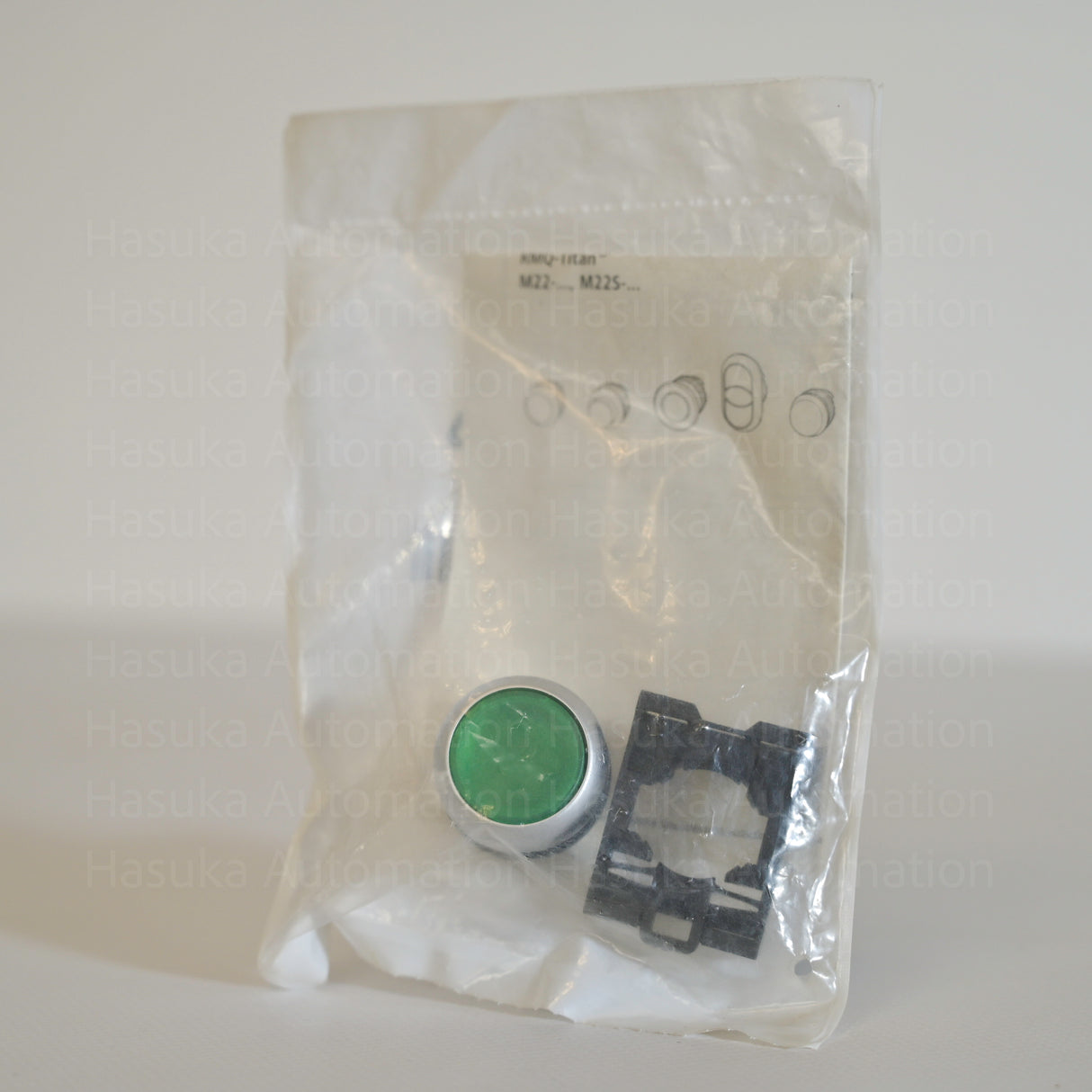 78635803 M22-DL-G+M22-A Green Push Button Eaton