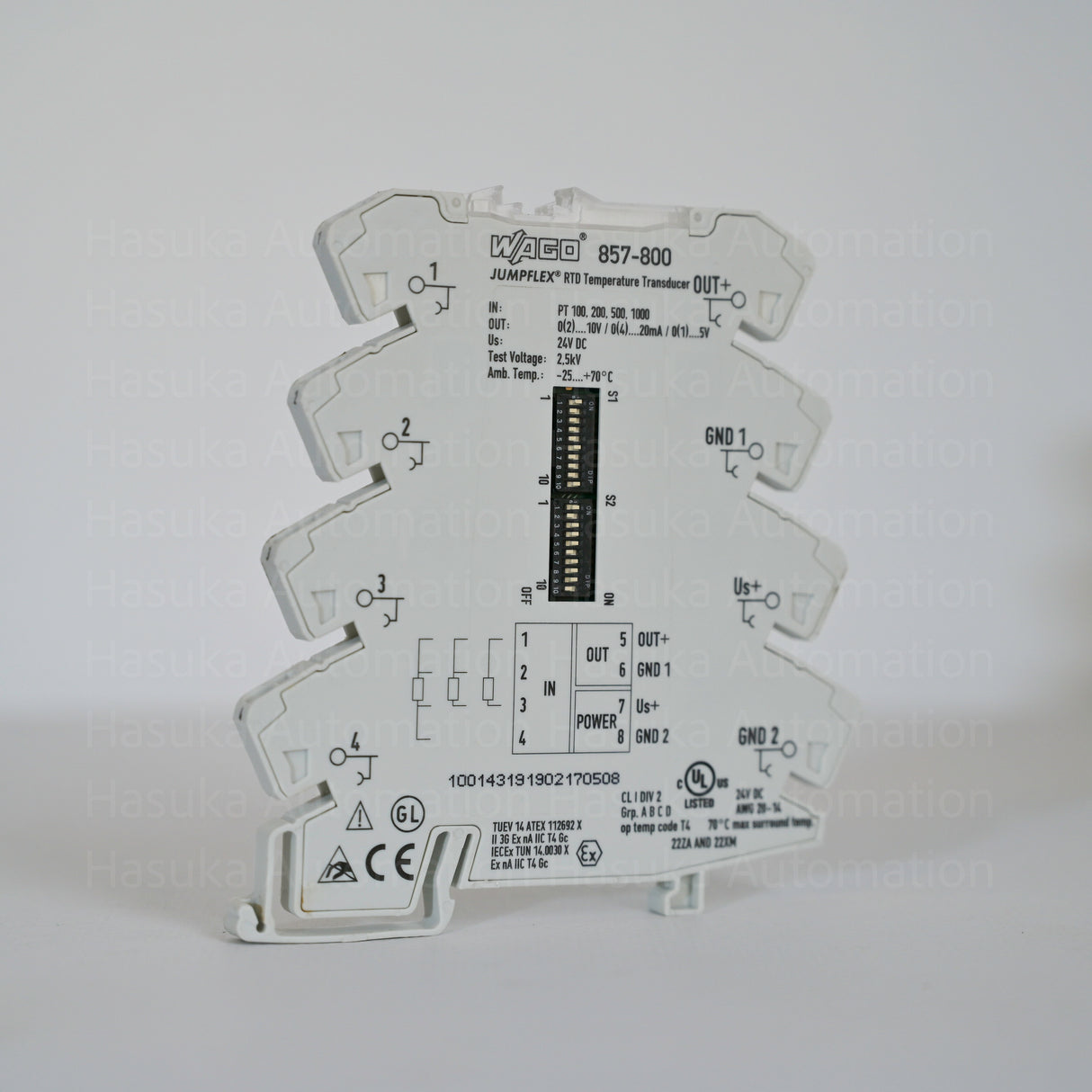 857-800 RTD Wago Jumpflex Temperature Transducer