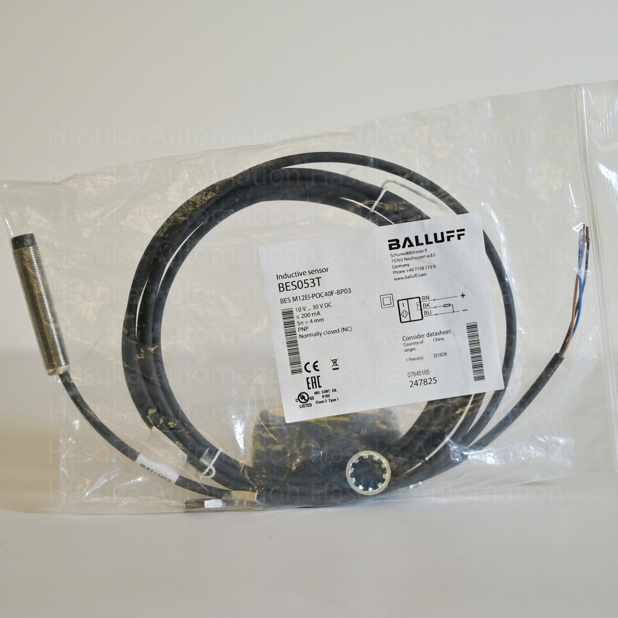 BES053T BES M12EI-POC40F-BP03 Inductive Proximity Sensor Balluff