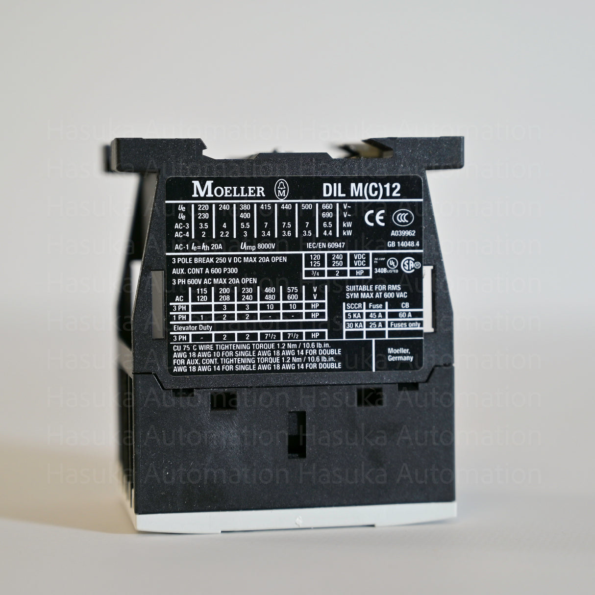 DILM12-10(230V50HZ,240V60HZ) Contactor Moeller