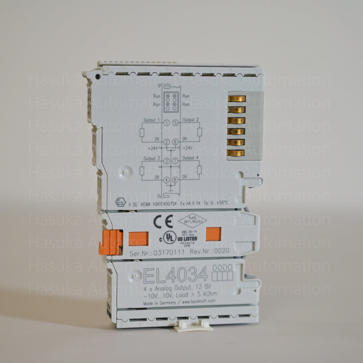 EL4034 EtherCAT Terminal Beckhoff