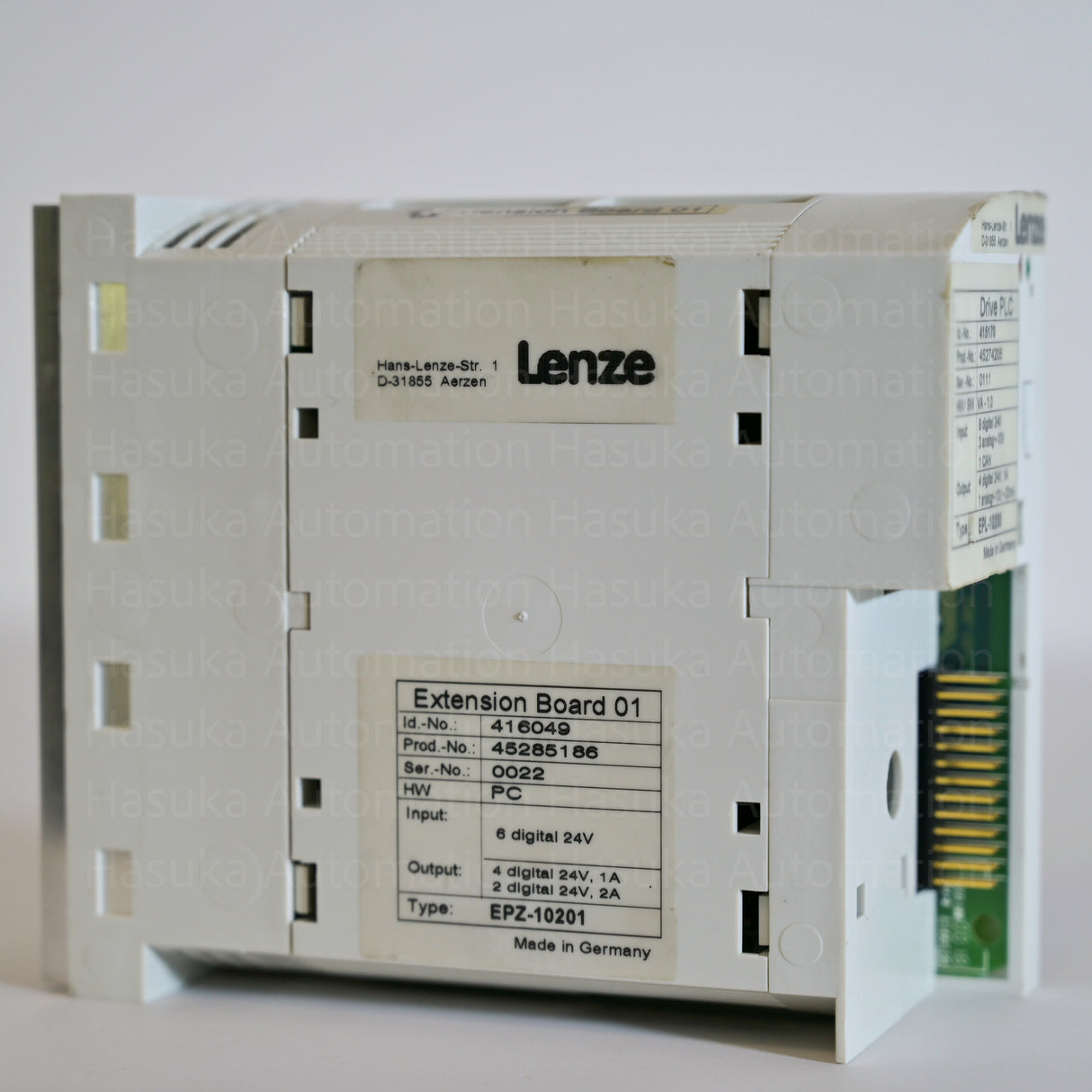 EPL-10200 / EPZ-10201 Drive PLC + Extension Board Lenze