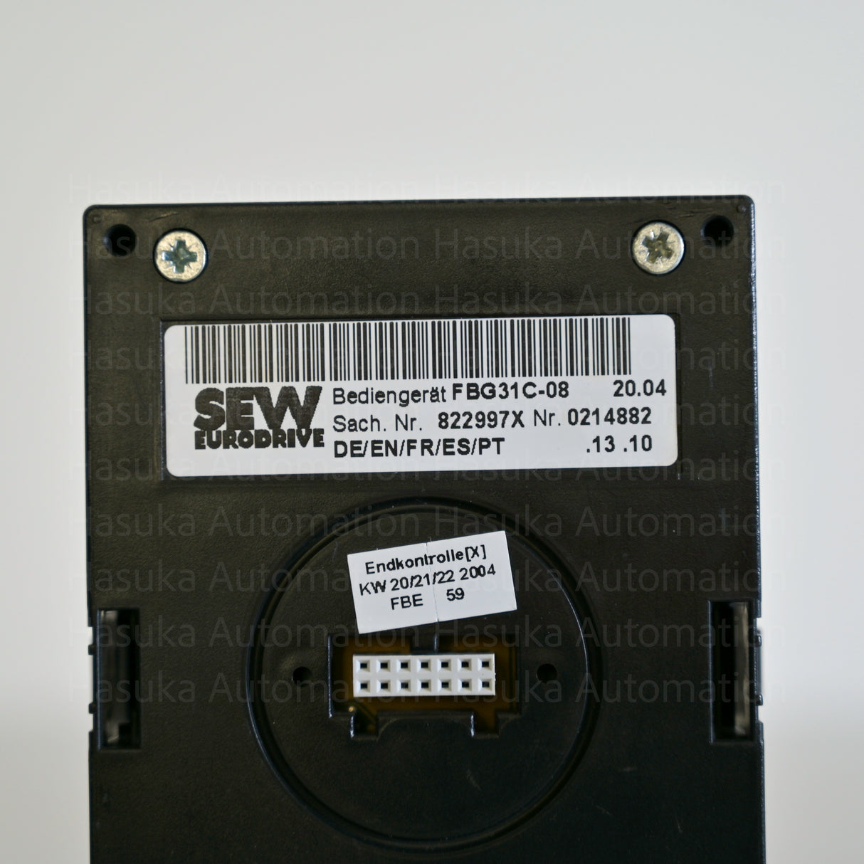 FBG31C-08 Operator Panel Control Unit Sew Eurodrive