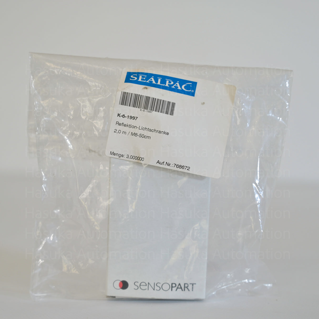 FR25-RGO-PS-KM4-X04 Reflective Photoelectric Sensor SensoPart | SEALPAC K-6-1997