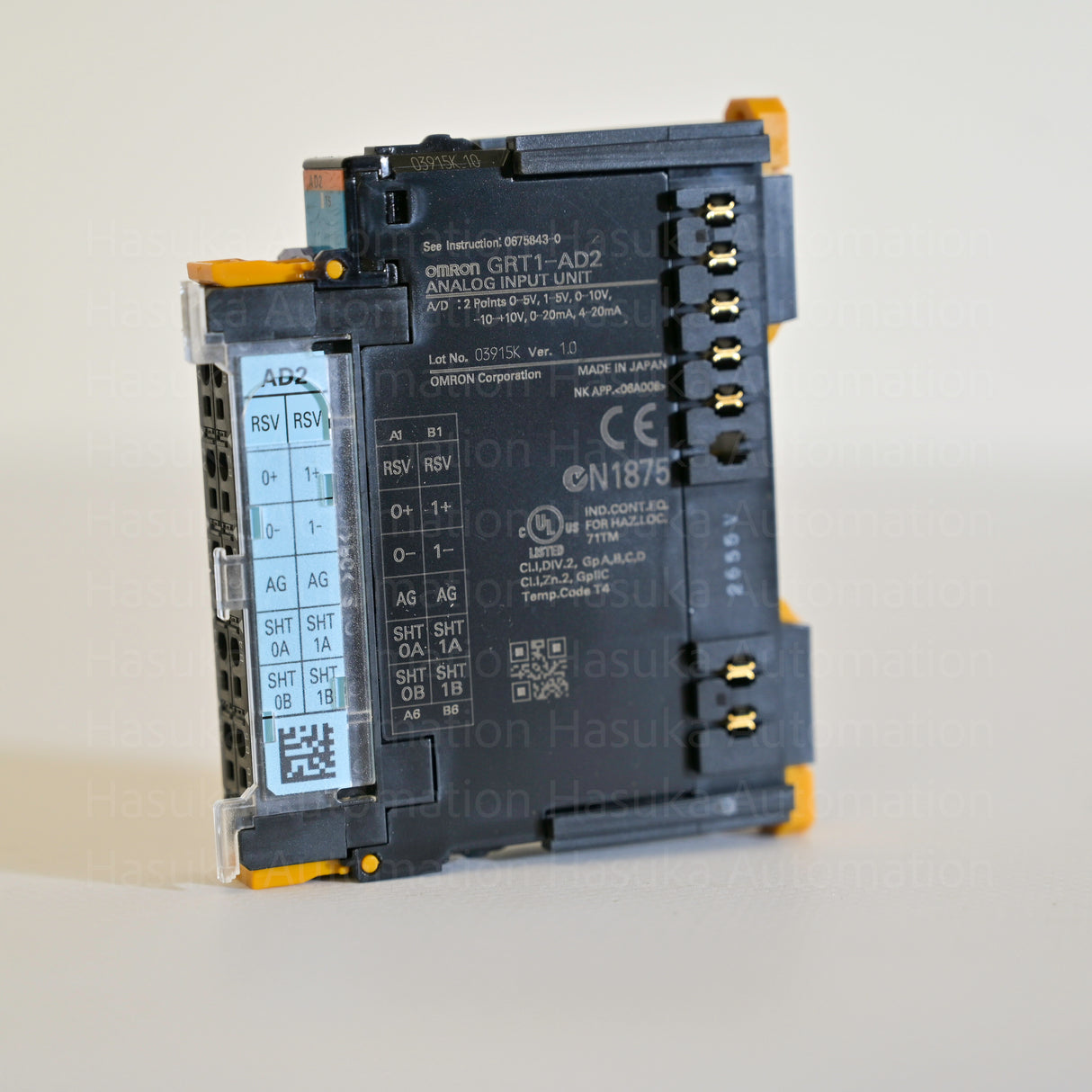 GRT1-AD2 Analog Input Unit OMRON | SEALPAC K-6-1095