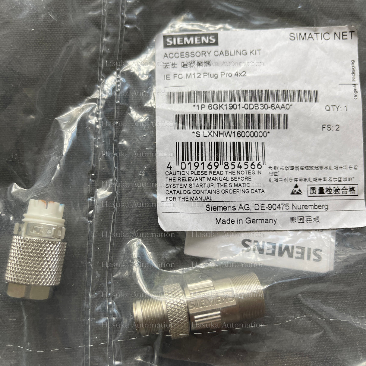 6GK1901-0DB30-6AA0 Profinet Connector Siemens