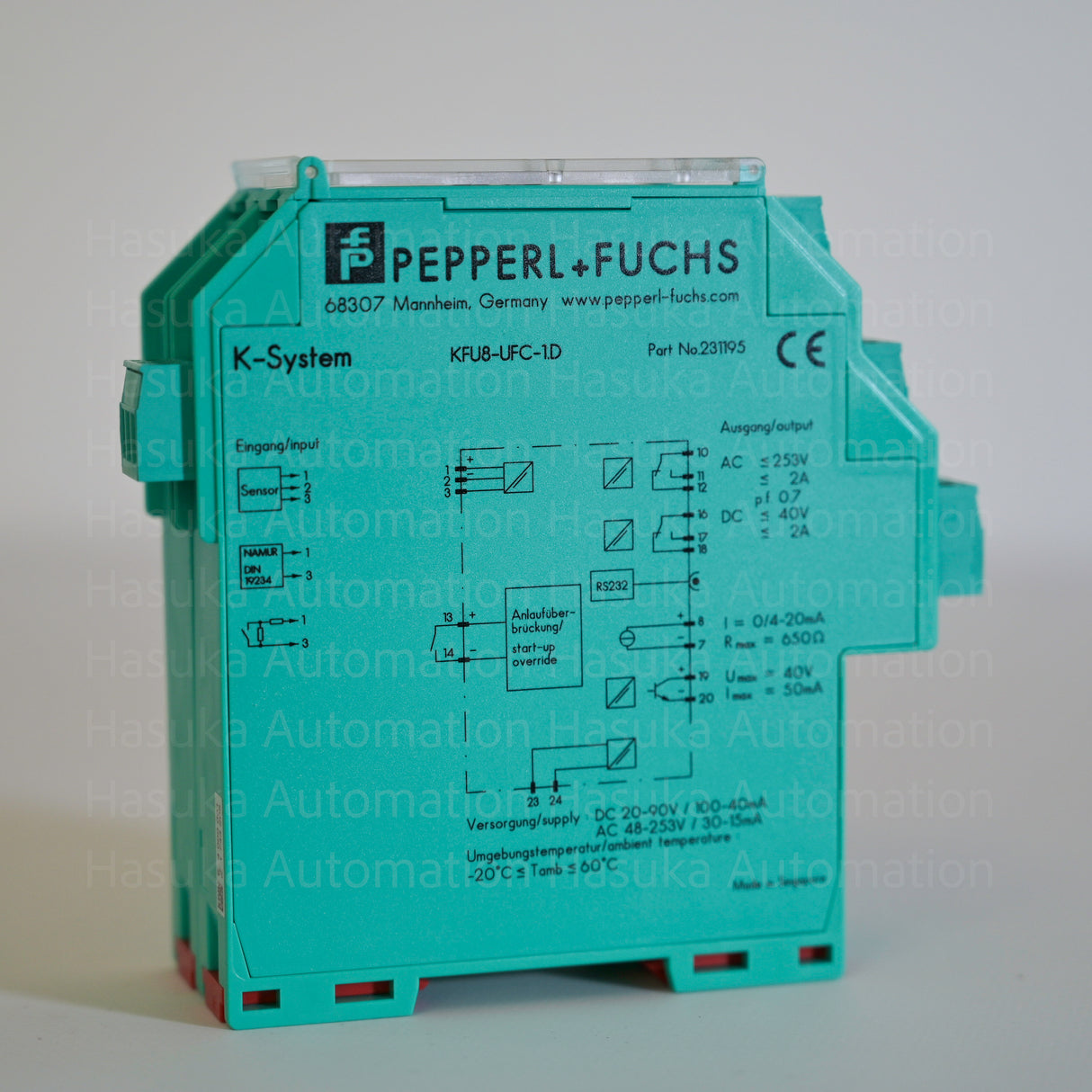KFU8-UFC-1.D Frequency Converter Pepperl+Fuchs- Fits Tetra Pak Separator/Clarifier