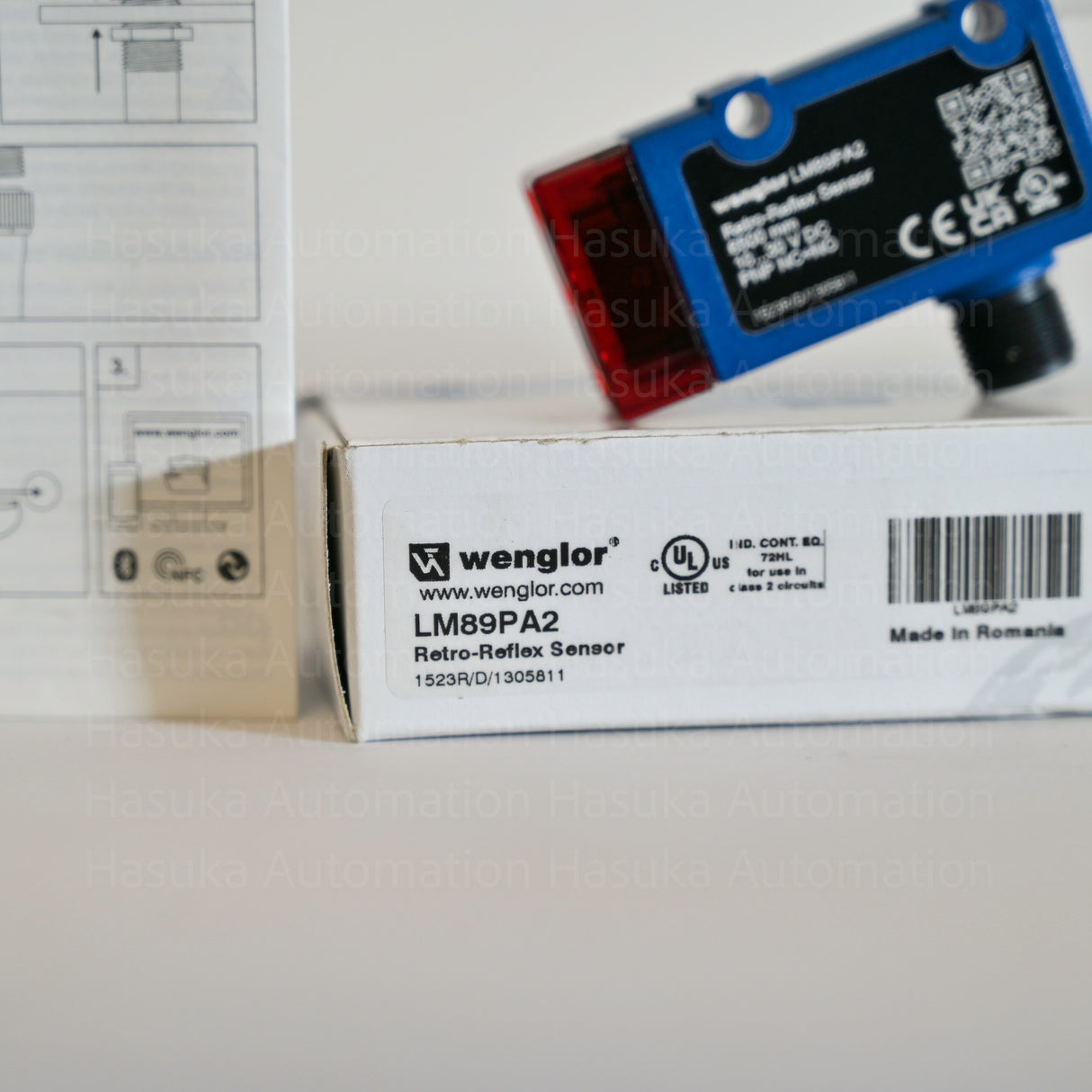 LM89PA2 Photoelectric Retro Reflective Sensor Wenglor