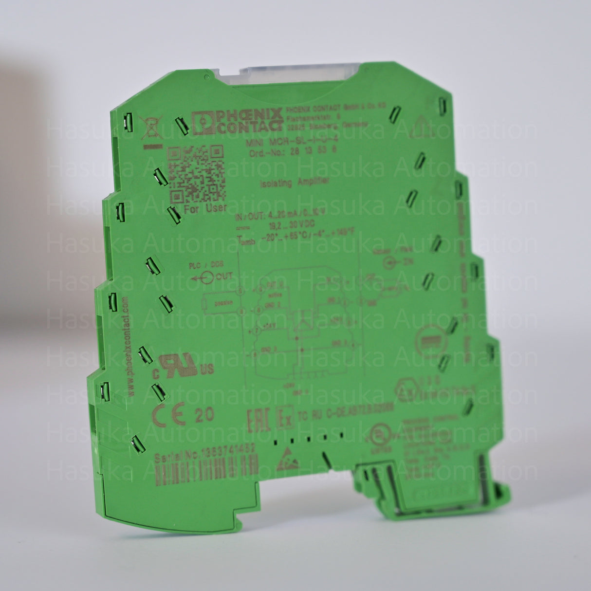 Mini MCR-SL-I-U-4 2813538 Phoenix Contact isolating amplifier designed for electrical isolation of analog signals