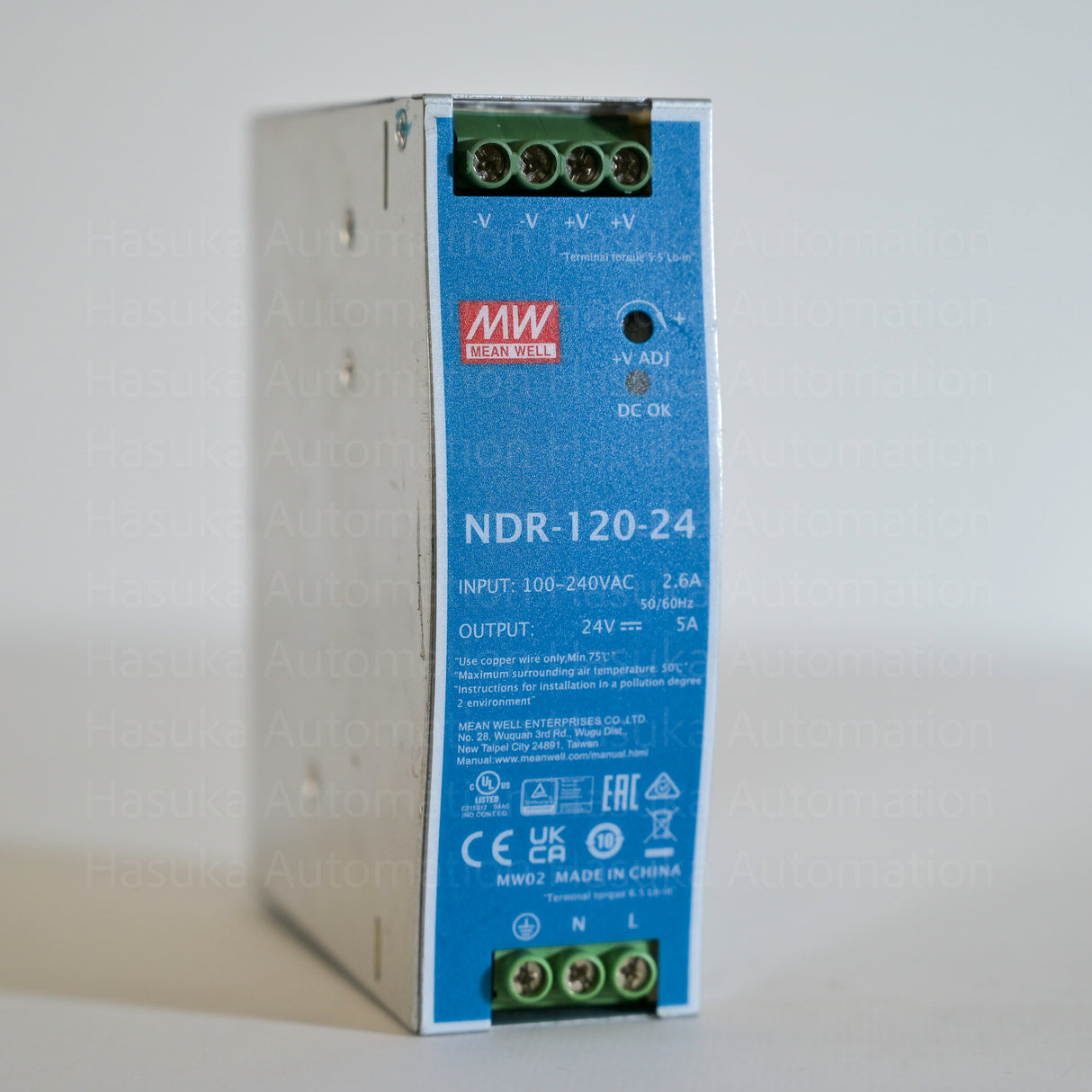 NDR-120-24 Power Supply Mean Well