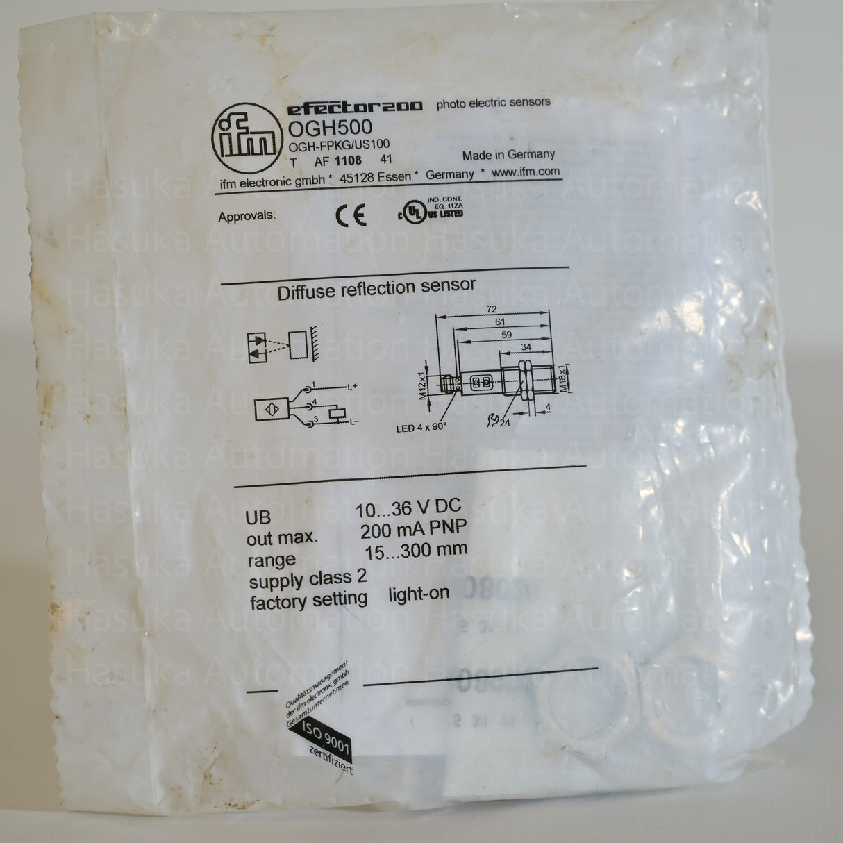 OGH500 Photoelectric Sensor ifm