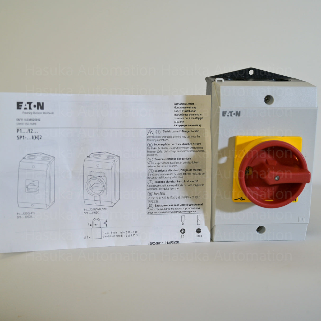 P1-32/I2H/SVB Disconnect Switch Eaton