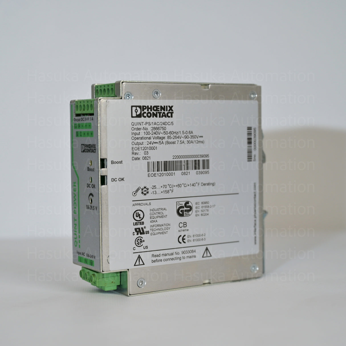 QUINT-PS/1AC/24DC/5 2866750 Power Supply Phoenix Contact