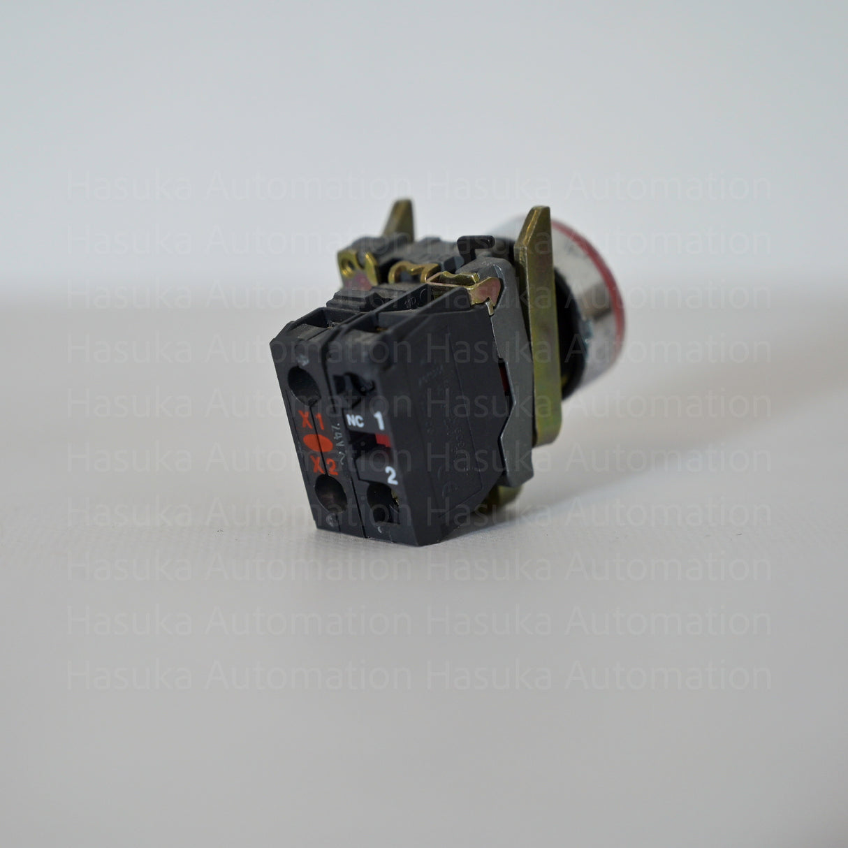 Illuminated Push Button Harmony XB4 Red LED 1NC Schneider Electric