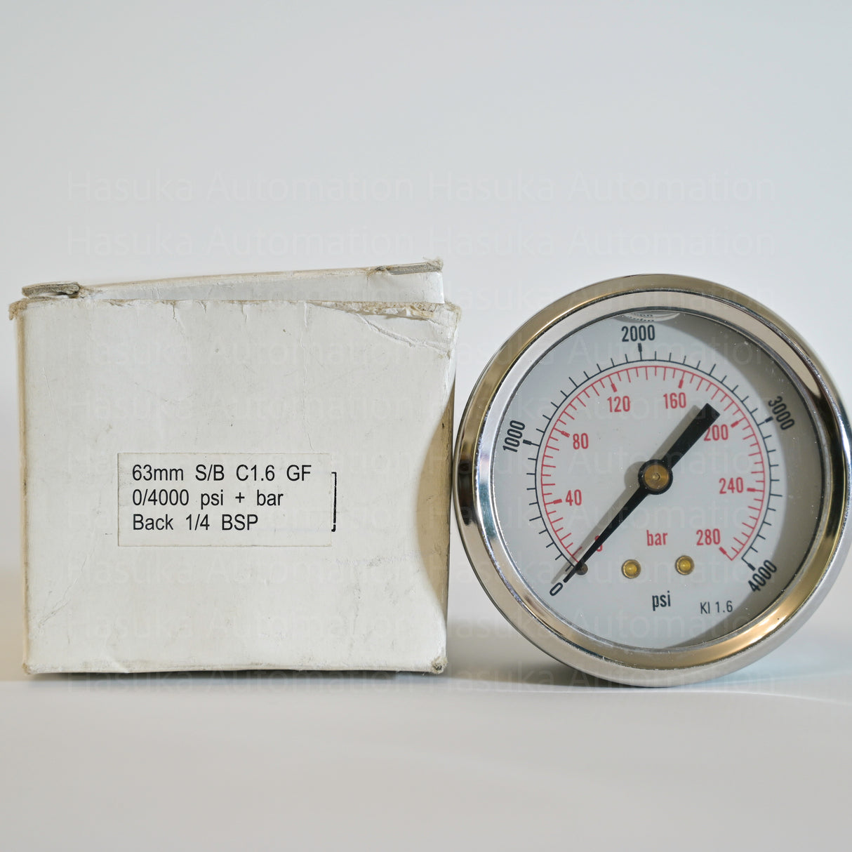 S/B C1.6 GF 0/4000 Pressure Gauge