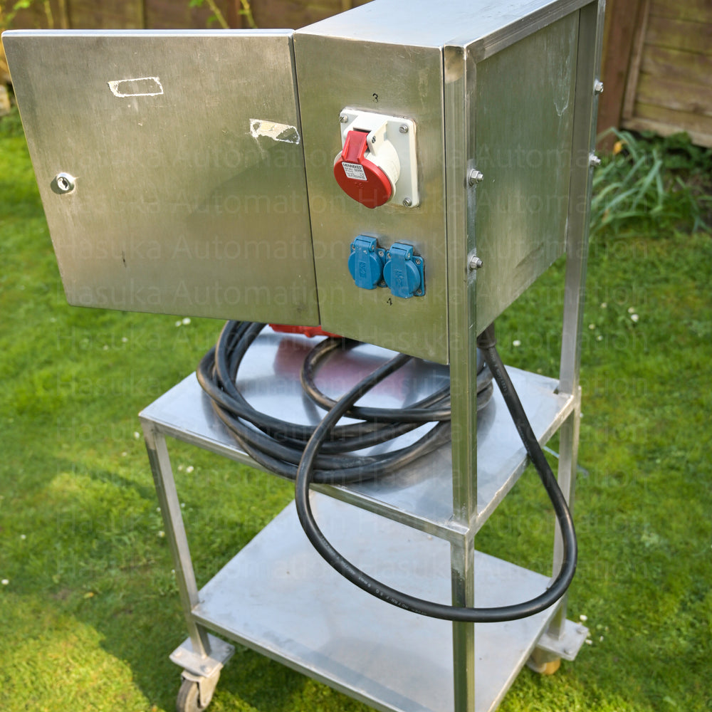 3 X 16A 3 Phase /2 X 16A Single Phase Electrical Panel Distribution Board Trolley on Wheels