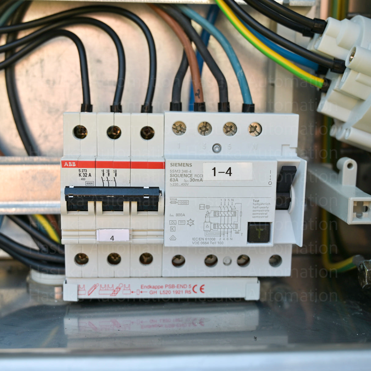 1 X32A/ 1 X 16A Electrical Panel Distribution Board Trolley on Wheels