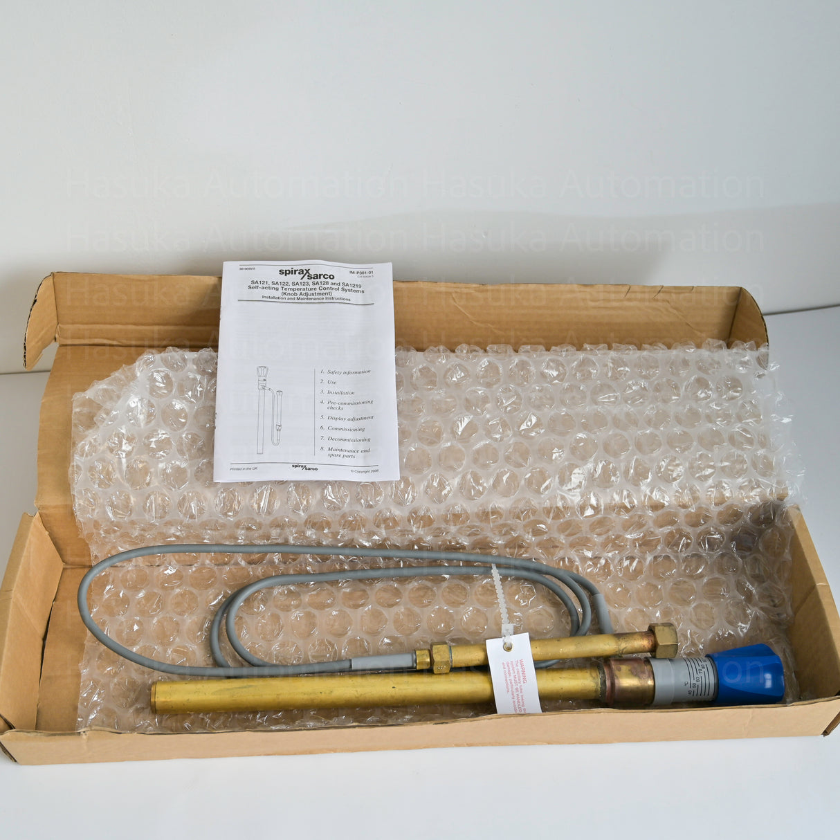 Spirax Sarco SA121 3810190-0 Temperature Control System Set