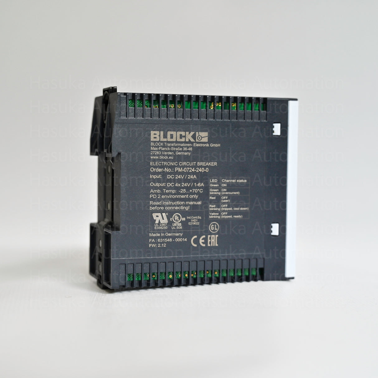 BLOCK PM-0724-240-0 4-Channel Electronic Circuit Breaker