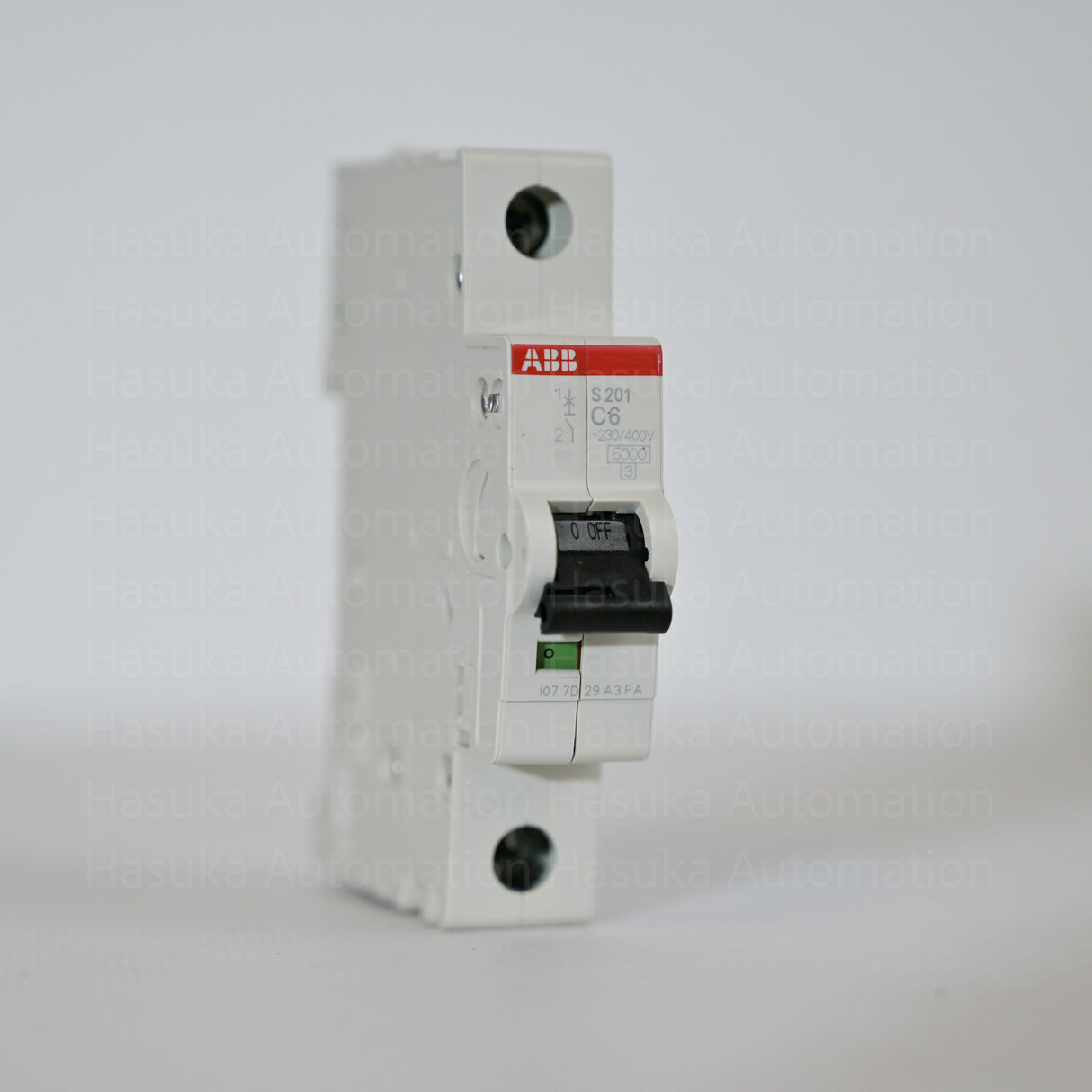 miniature circuit breaker with a single pole and C type design.