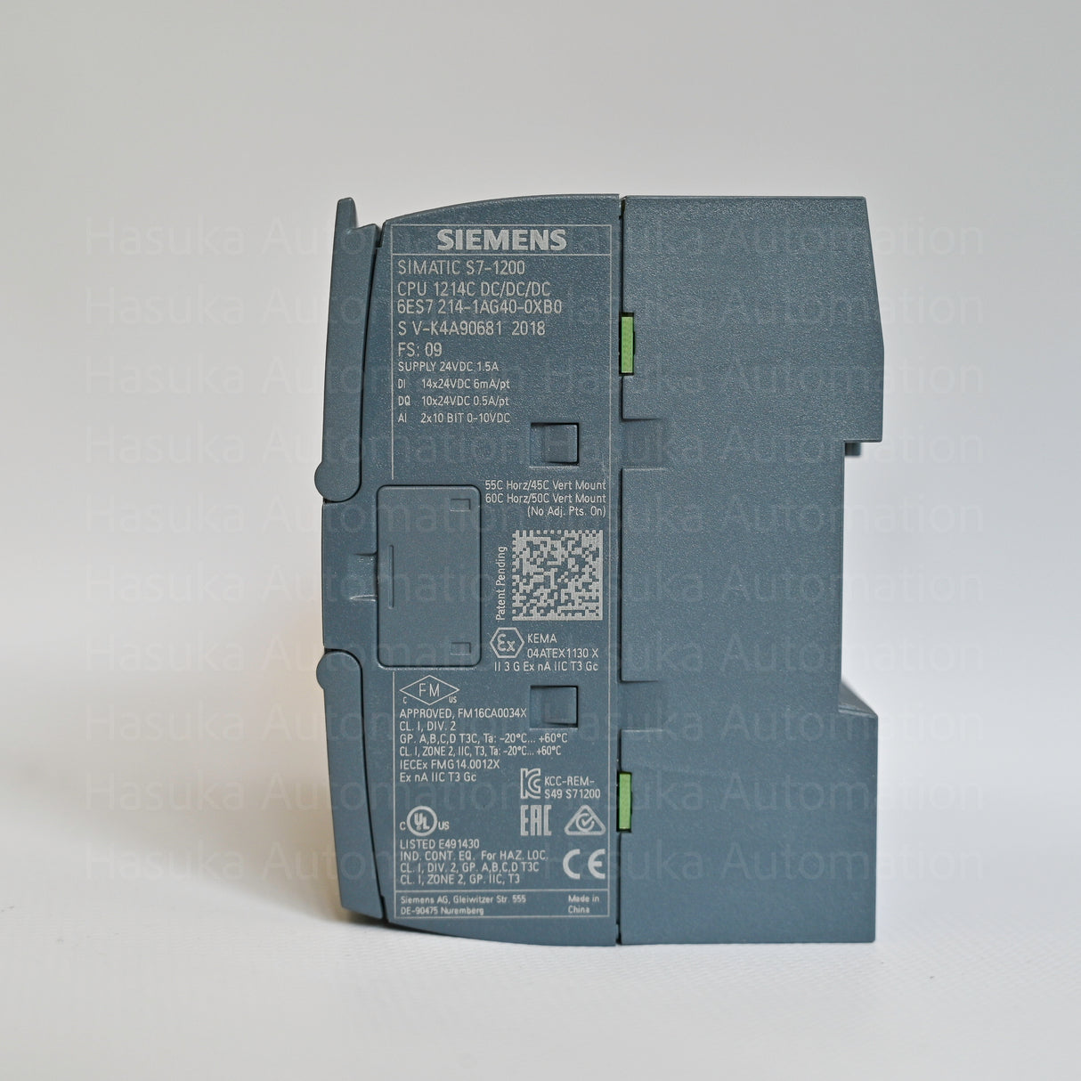 6ES7214-1AG40-0XB0 Simatic S7-1200 CPU PLC Siemens
