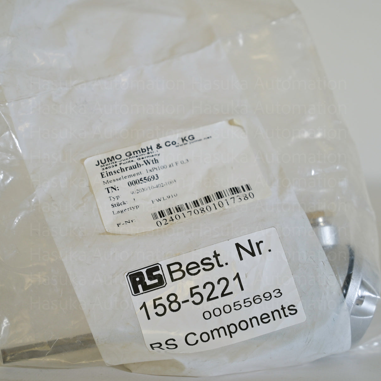 00055693 902030/10-402-1003 RTD Temperature Probe Jumo
