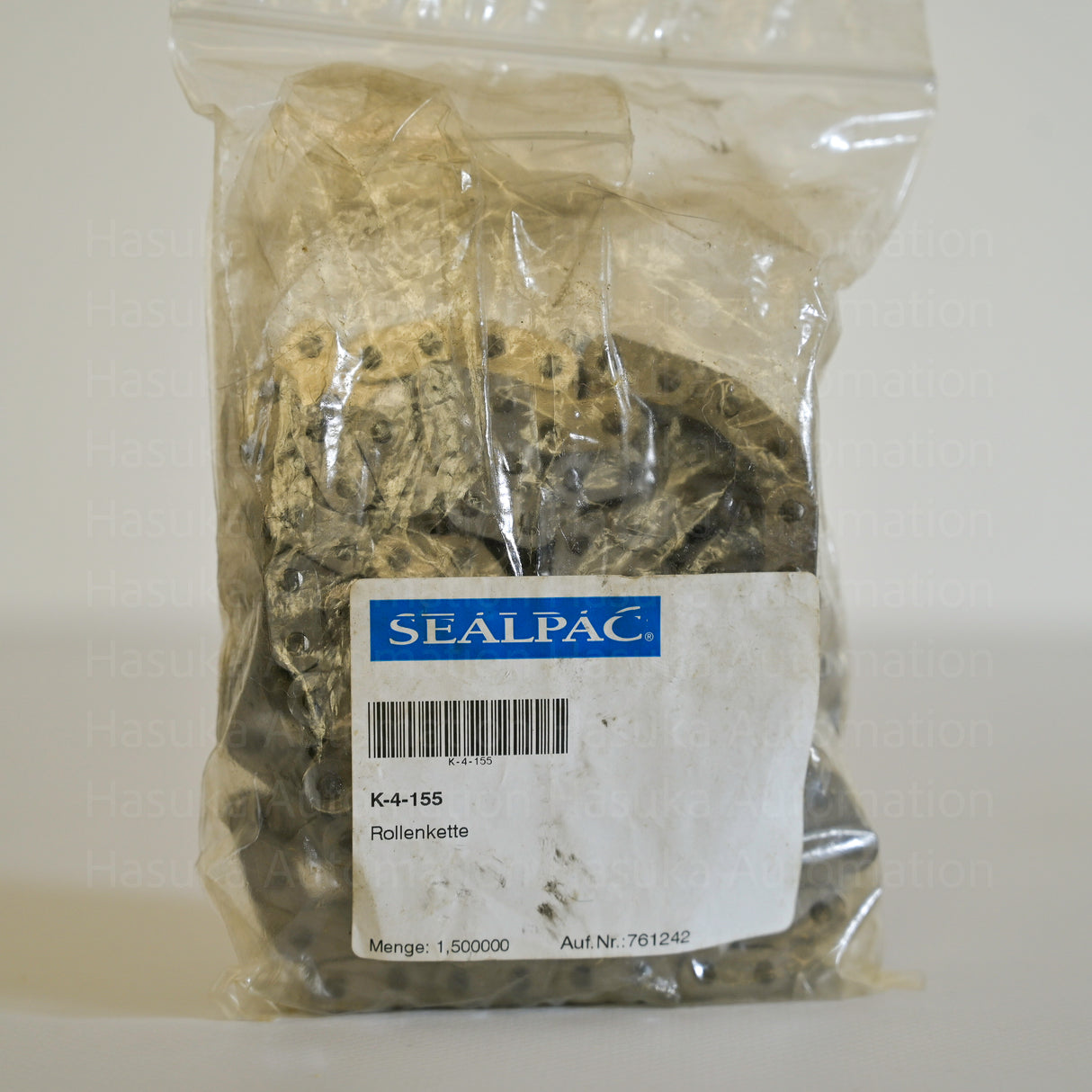 06B-1SS Stainless Steel Roller Chain Offcuts 2.36m Total Renold | SEALPAC K-4-155