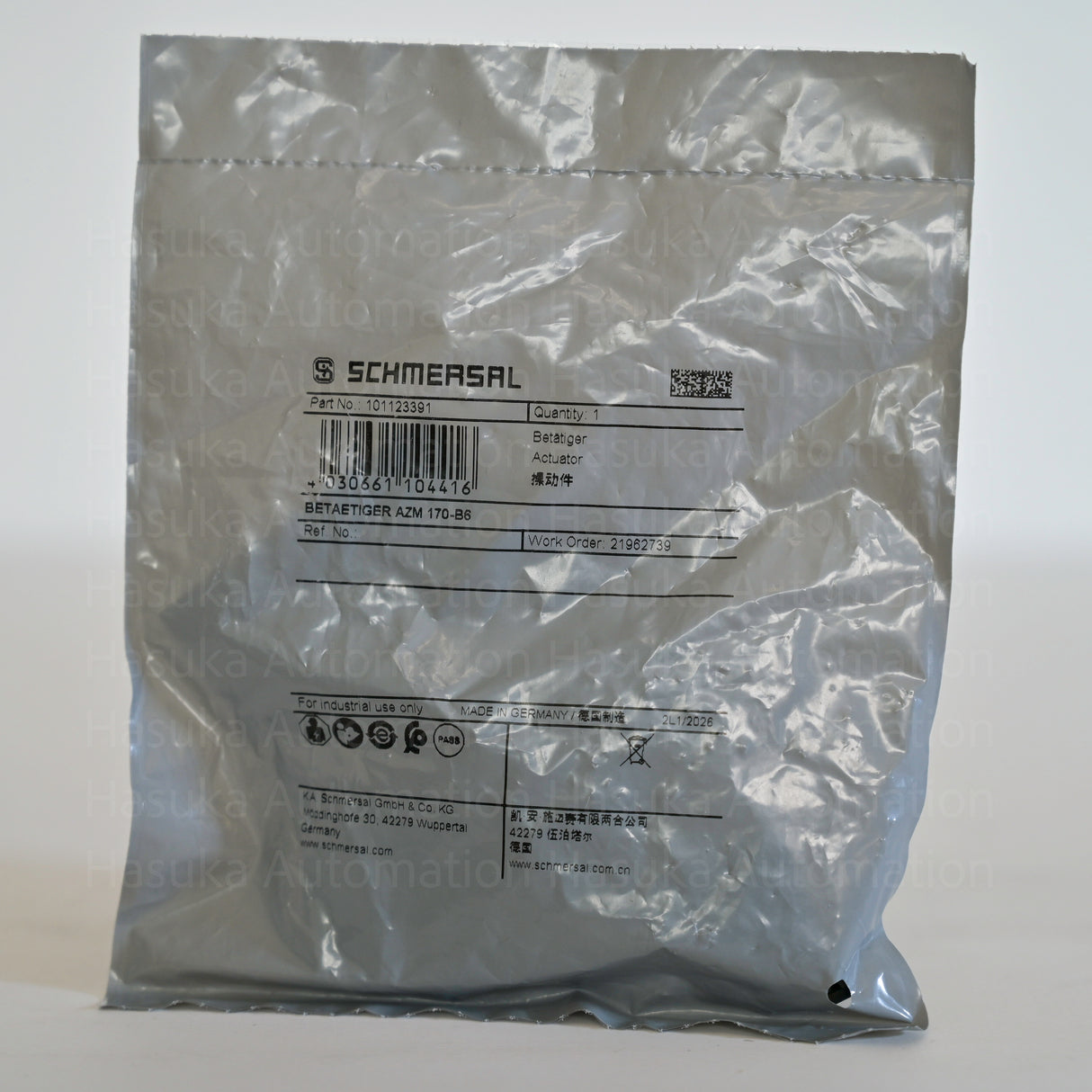 101123391 AZM 170-B6 Actuator Schmersal