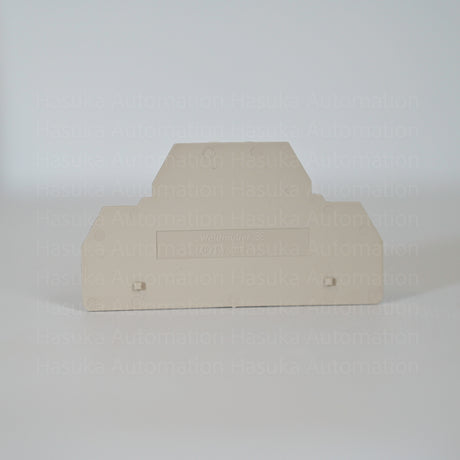 This 1674730000 ZAP/TW ZDK 2.5 end plate is part of the Z-series and features a partition plate