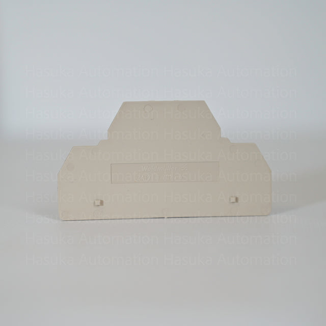This 1674730000 ZAP/TW ZDK 2.5 end plate is part of the Z-series and features a partition plate
